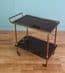 French brass & rosewood trolley - SOLD